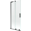 Mexen Velar L kádparaván, 2-részes tolóajtóval 85 x 150 cm, áttetsző, fekete - 896-085-003-01-70