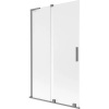 Mexen Velar L kádparaván 2-szárnyú toló 110 x 150 cm, fagyos, fegyverfém - 896-110-003-31-95
