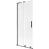 Mexen Velar L kétpaneles, eltolható zuhanyfal 85 x 150 cm, matt, gun gray csiszolt - 896-085-003-31-66
