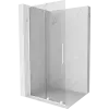 Mexen Velar L toló zuhanyfal Walk-in 100 x 200 cm, átlátszó 8 mm, fehér - 871-100-003-03-20