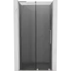 Mexen Velar L Tolóajtós Zuhanyajtó 100 cm, Grafit, Csiszolt Nikkel - 871-100-003-41-97