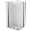 Mexen Velar L tolóajtós zuhanykabin 120 x 80 cm, matt, gunmetal - 871-120-080-33-95