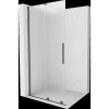 Mexen Velar toló zuhanyfal Walk-in 70 x 200 cm, matt 8 mm, gun szürke kefélt - 871-070-000-33-66