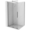 Mexen Velar toló zuhanyfal Walk-in 75 x 200 cm, átlátszó 8 mm, pisztolyfém - 871-075-000-03-95