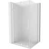 Mexen Velar toló zuhanykabin 130 x 100 cm, matt, fehér - 871-130-100-31-20