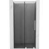 Mexen Velar tolóajtós zuhanykabin 120 cm, grafit, fehér - 871-120-000-41-20
