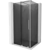 Mexen Velar tolózuhanykabin 130 x 85 cm, grafit, kefélt nikkel - 871-130-085-41-97