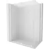 Mexen Velar zuhanykabin tolóajtóval 140 x 70 cm, homályos, fehér - 871-140-070-31-20