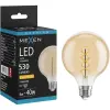 Mexen Vintis LED filament spirál izzó E27, G95, 6W, Meleg - 2200K, 530 lm, borostyánsárga - L167-E27-0622-50