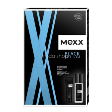  MEXX ajándékcsomag Black MAN (Natural spray + tusfürdő) kozmetikai ajándékcsomag