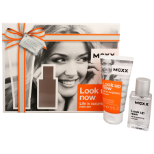 Mexx Look Up Now For Her Ajándékszett, Eau de Toilette 15ml + Body Milk 50ml, női kozmetikai ajándékcsomag