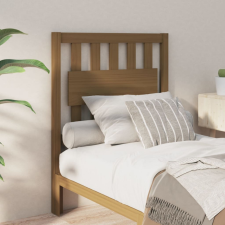  Mézbarna tömör fenyőfa ágyfejtámla 80,5x4x100cm ágy és ágykellék