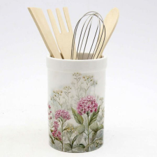  Mezei virágos kerámia fakanáltartó eszközökkel konyhai eszköz