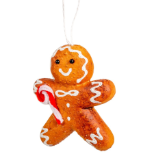  Mézeskalács dísz mézi lány akasztós 11,5cm dekorációs kellék