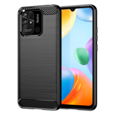 MG Carbon Case Flexible szilikon tok for Xiaomi Redmi 10C, fekete tok és táska