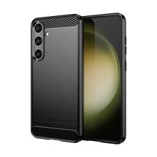 MG Carbon tok Samsung Galaxy S24 Plus, fekete tok és táska