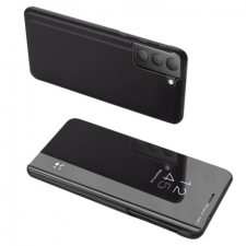 MG Clear View könyv tok Samsung Galaxy S21 FE, fekete tok és táska