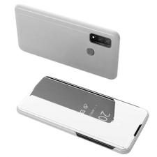 MG Clear View könyvtok Huawei P Smart 2020, ezüst tok és táska