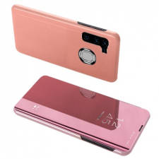 MG Clear View könyvtok Samsung Galaxy A21s, rózsaszín tok és táska