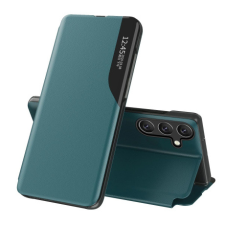 MG Eco Leather View könyv tok Samsung Galaxy A26, zöld tok és táska