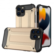 MG Hybrid Armor műanyag tok iPhone 13 Pro, arany tok és táska