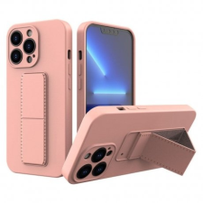 MG Kickstand szilikon tok iPhone 13 Pro, rózsaszín tok és táska
