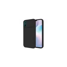 MG Privacy Lens szilikon tok Xiaomi Redmi 9A, fekete tok és táska