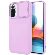 MG Privacy Lens szilikon tok Xiaomi Redmi Note 9, lila tok és táska