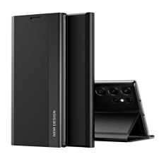 MG Sleep Case Pro könyv tok Samsung Galaxy S25 Ultra, fekete tok és táska