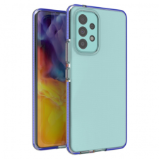 MG Spring Case szilikon tok Samsung Galaxy A73, sötétkék tok és táska