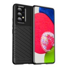 MG Thunder szilikon tok Samsung Galaxy A53 5G, fekete tok és táska