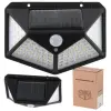 MG Wall Lamp napelemes lámpa 100 LED, fekete