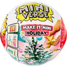 MGA Entertainment Miniverse Make It Mini Diner Holiday gyűjthető kiegészítő szett (531135-EUC) játékfigura