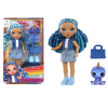 MGA Entertainment Rainbow High Littles Dolls- Sapphire (Blue)