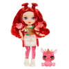 MGA Entertainment Rainbow High Littles Rainbow Fantasy Fairies Doll- Apple (Red)