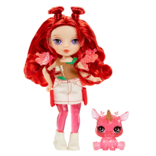 MGA Entertainment Rainbow High Littles Rainbow Fantasy Fairies Doll- Apple (Red) baba