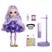 MGA Entertainment Rainbow High Sparkle &amp; Shine Fashion Dolls- Viola (Purple) baba