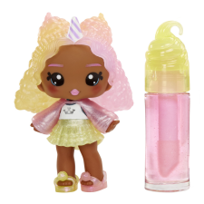 MGA Entertainment Yummiland Lip Gloss Doll Series 2- Cotton Candy (Nia Candy Fluff) baba