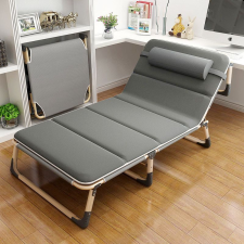 MH Protect Összecsukható utazóágy BUSINESS, kemping, kenu PREMIUM 75 cm - fényes szürke utazóágy