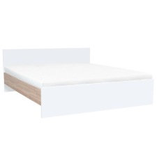  Miami franciaágy ágyneműtartó nélkül 180x200 cm fehér-sonoma tölgy ágy és ágykellék