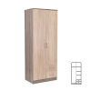  Miami gardróbszekrény 80x205 cm sonoma tölgy-yorki tölgy