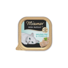 Miamor Milde Mahlzeit Poultry Pure&Trout 100g macskaeledel