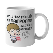  Miattad raknak a samponra használati útmutatót - Bögre bögrék, csészék
