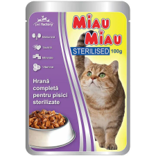  MIAU MIAU MACSKAELEDEL STERIL NEDVES CSIRKE 100G macskaeledel