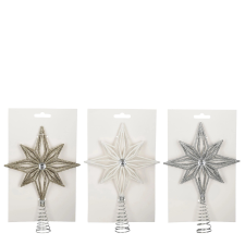 Mica Decorations Csillagalakú csúcsdísz többszínű karácsonyi dekoráció