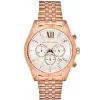  Michael Kors Lexington női kvarc karóra, rózsaarany, 45 mm