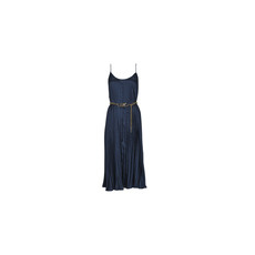 MICHAEL KORS MICHAEL Michael Kors Hosszú ruhák PLEATED SLIP MIDI DRESS Tengerész EU L
