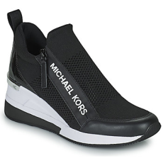MICHAEL KORS MICHAEL Michael Kors Magas szárú edzőcipők WILLIS WEDGE TRAINER Fekete 41