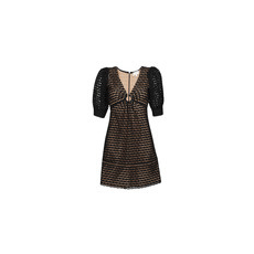 MICHAEL KORS MICHAEL Michael Kors Rövid ruhák GEO EYELET MINI DRESS Fekete EU M