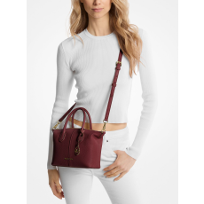  MICHAEL KORS női bőr táska Hyde bordó színben